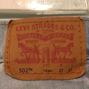 Levi 502 Regular Taper  - Women's Size 14 Reg
